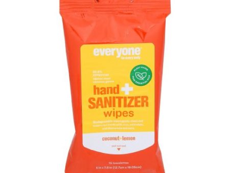 Everyone Coconut + Lemon Hand Sanitizer Wipes Pouch Discount