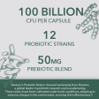 Vegan Probiotic - 100 Billion CFU, 12 Strains Discount