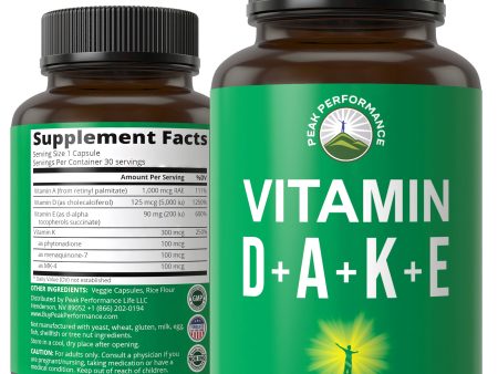 Vitamin D+A+K+E Capsules Fashion