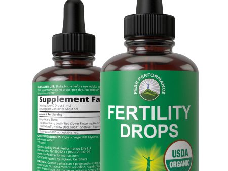 USDA Organic Fertility Drops For Women Fashion