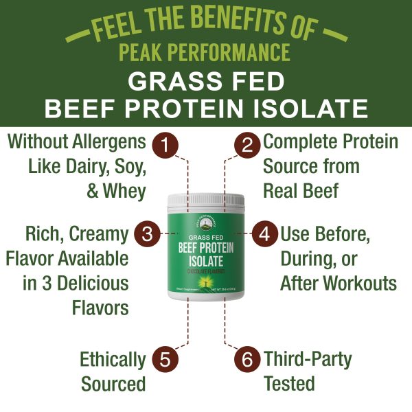 Grass Fed Beef Protein Powder (Chocolate) Discount