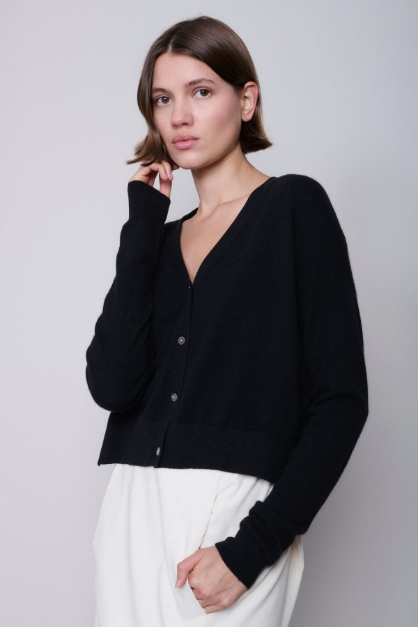 Cropped Cashmere Cardigan For Discount