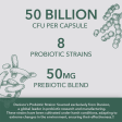 Vegan Women’s Probiotic 50 Billion CFU, 8 Strains For Sale