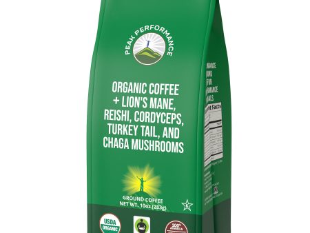 Organic Mushroom Coffee (Medium Roast Ground) For Discount