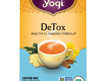 Yogi Tea Organic Teas DeTox Caffeine Free Tea Detox Sale