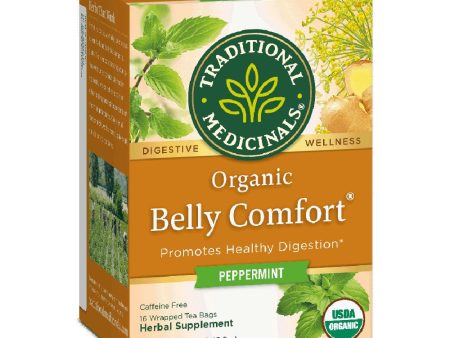 Organic Belly Comfort Peppermint Tea Hot on Sale