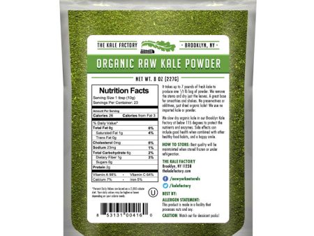 Raw Kale Powder made from Organic Kale For Cheap