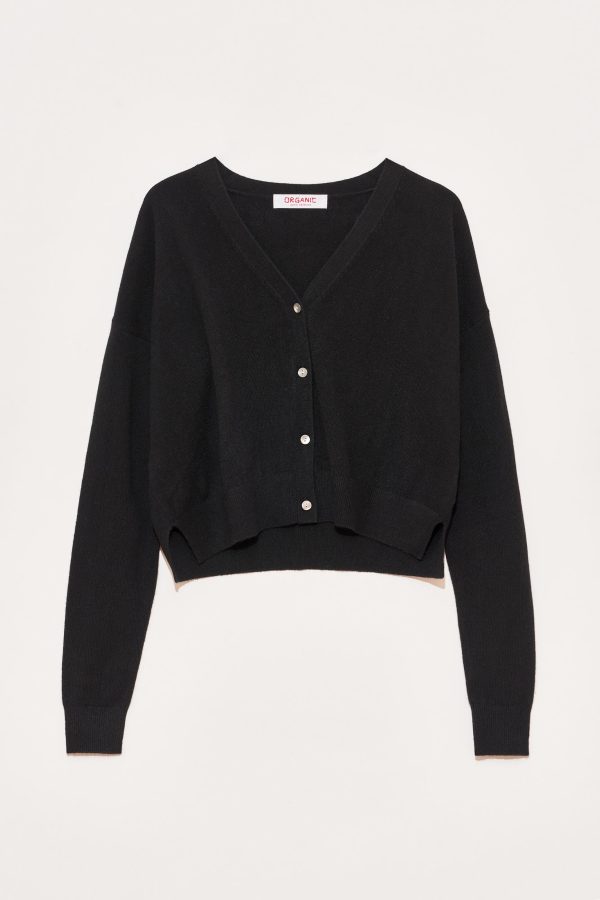 Cropped Cashmere Cardigan For Discount