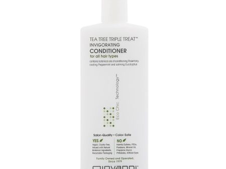 Tea Tree Triple Treat Invigorating Conditioner Online Hot Sale