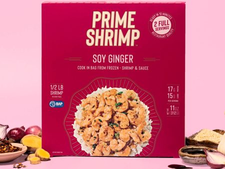 Soy Ginger Shrimp Hot on Sale