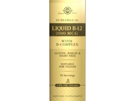 Sublingual Liquid B-12 2000 MCG With B-Complex Fashion