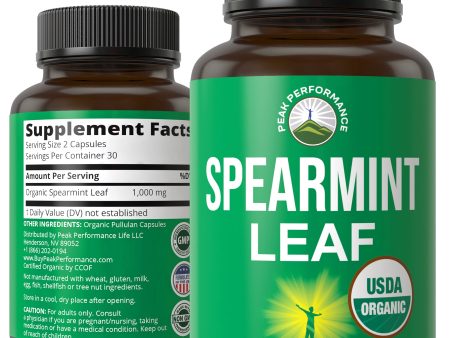 USDA Organic Spearmint Capsules Online Sale