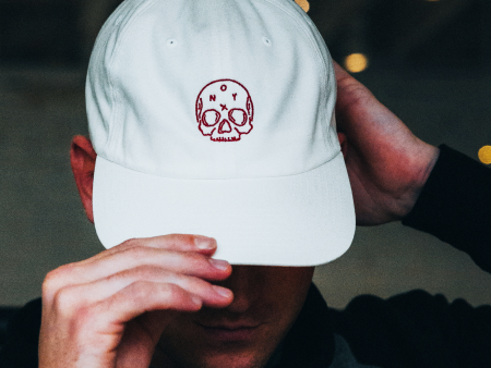 Mortal Dad Hat (White) Online Hot Sale